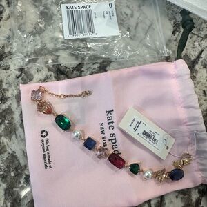 NWT KATE SPADE MULTIPLE STONES BRACELET